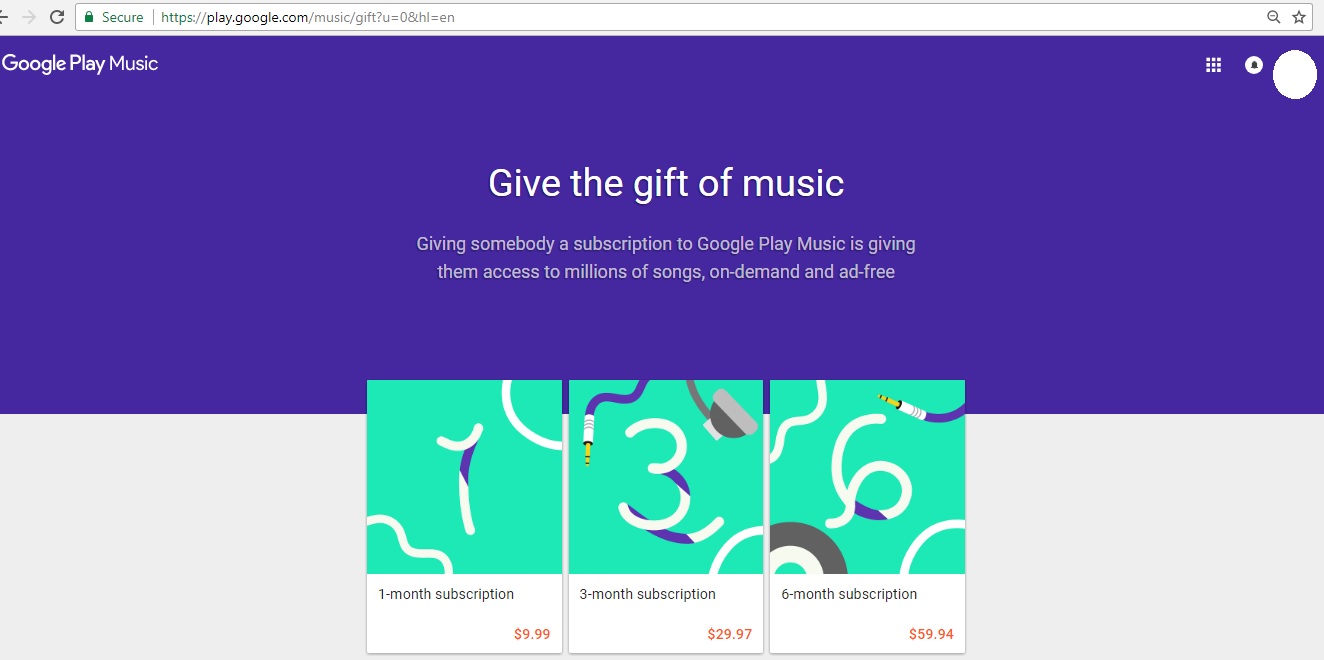 خرید اینترنتی گوگل موزیک | آسان کارت